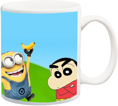 Stycartoon2040 Unique gift for child 3 in 1 Doraemon Shinchan and Minion Printed Ceramic Mug(325 ml), White
Stycartoon2040 Unique gift for child 3 in 1 Doraemon Shinchan and Minion Printed Ceramic Mug(325 ml), White
