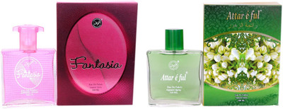 DSP Floral Fantasia and Attar E Ful Combo Perfume Eau de Parfum - 200 ml(For Men & Women)
DSP Floral Fantasia and Attar E Ful Combo Perfume Eau de Parfum - 200 ml(For Men & Women)
