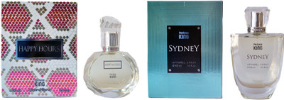Perfume King Happy Hours and Sydney Combo Perfume Eau de Parfum - 200 ml(For Men & Women)
Perfume King Happy Hours and Sydney Combo Perfume Eau de Parfum - 200 ml(For Men & Women)