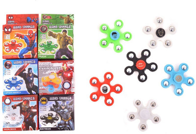 VibeX ® Superhero Set of 6 Marvel Avenger's Stable 5 Side Steel Balls Quintuple Advanced Special Edition Fidget Spinner Toy(Multicolor)
VibeX ® Superhero Set of 6 Marvel Avenger's Stable 5 Side Steel Balls Quintuple Advanced Special Edition Fidget Spinner Toy(Multicolor)