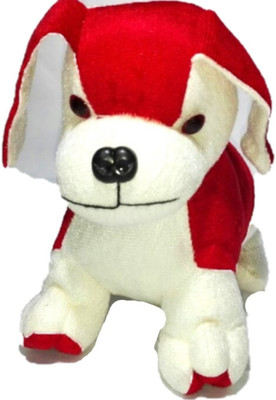 COST TO COST Super soft kids dog red white - 8 inch(Red)