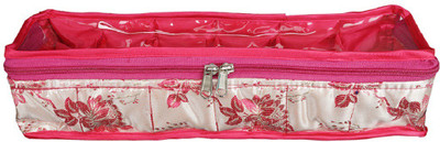 SuiDhaga Jama Pink Zippered Designer Watch Box Organiser For 6 Watches Vanity Box(Fuschia)
SuiDhaga Jama Pink Zippered Designer Watch Box Organiser For 6 Watches Vanity Box(Fuschia)
