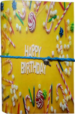 GOONJ CREATIONS Regular Diary(Handmade Handcrafted diary Birthday Print Yellow Candy (20.32x13.97 cm ), Yellow)
GOONJ CREATIONS Regular Diary(Handmade Handcrafted diary Birthday Print Yellow Candy (20.32x13.97 cm ), Yellow)