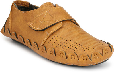 ZebX Loafers For Men(Tan, Brown