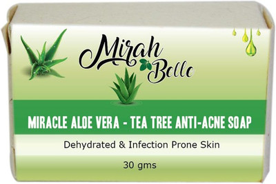 Mirah Belle Naturals Miracle Aloe Vera – Tea Tree Anti Acne Soap(30 g)