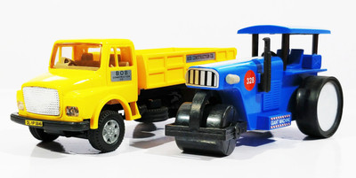Jack Royal Construction Kit - Type 13 -TLC Truck(Yellow)-Road Roller(Blue)(Yellow, Blue)
Jack Royal Construction Kit - Type 13 -TLC Truck(Yellow)-Road Roller(Blue)(Yellow, Blue)