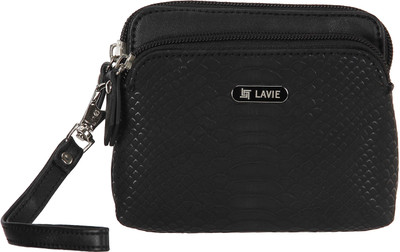 Lavie Casual Black Clutch