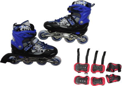 Credence Adjustable Inline Skates (Medium 35-38) with Proctective Set Skating Skating Kit
Credence Adjustable Inline Skates (Medium 35-38) with Proctective Set Skating Skating Kit