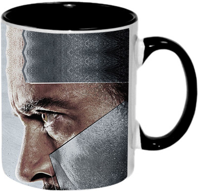 Ashvah Captain America vs Iron Man Ceramic Mug(350 ml), Black