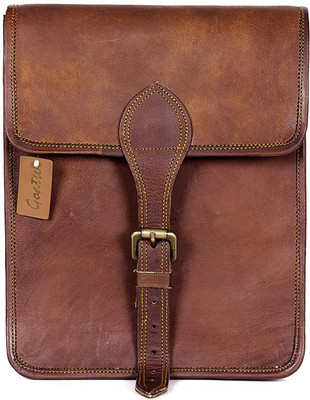 Goatter Boys & Girls Formal Brown Genuine Leather Messenger Bag