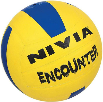 Nivia Encounter Volleyball - Size: (Pack of 1, Multicolor, Yellow 
Nivia Encounter Volleyball - Size: (Pack of 1, Multicolor, Yellow