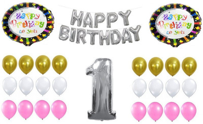 Shop Online Solid Birthday Party Pack – Pink, White & Gold, Happy Birthday Letter Balloon And Number Balloons… Balloon(Multicolor, Pack of 66)
Shop Online Solid Birthday Party Pack – Pink, White & Gold, Happy Birthday Letter Balloon And Number Balloons… Balloon(Multicolor, Pack of 66)
