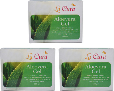 Lacura Lacura Aloevera Gel (Set of 3) (300 gm)(100 g)