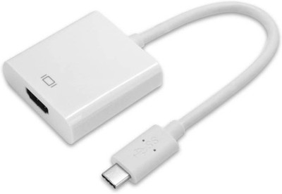 Microware USB TYPE C to HDMI 19 pin Female in 0.15m length USB C Type Cable HDMI Cable(Compatible with Computer, TV, White)
Microware USB TYPE C to HDMI 19 pin Female in 0.15m length USB C Type Cable HDMI Cable(Compatible with Computer, TV, White)