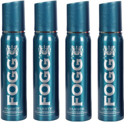 Fogg Majestic Deodorant Combo Pack of 4 Body Spray - For Men(480 ml, Pack of 4)
Fogg Majestic Deodorant Combo Pack of 4 Body Spray - For Men(480 ml, Pack of 4)
