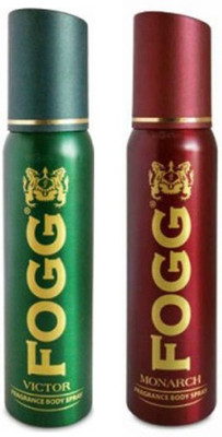 Fogg 1 Victor and 1 Monarch Deodorant Combo Pack of 2 Body Spray - For Men(240 ml, Pack of 2)
Fogg 1 Victor and 1 Monarch Deodorant Combo Pack of 2 Body Spray - For Men(240 ml, Pack of 2)