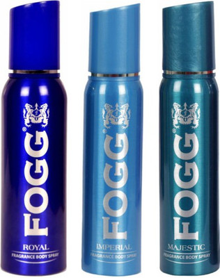 Fogg 1 Royal and 1 Imperial and 1 Majestic Deodorant Combo Pack of 3 Body Spray - For Men(360 ml, Pack of 3)
Fogg 1 Royal and 1 Imperial and 1 Majestic Deodorant Combo Pack of 3 Body Spray - For Men(360 ml, Pack of 3)