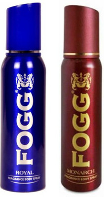 Fogg 1 Royal and 1 Monarch Deodorant Combo Pack of 2 Body Spray - For Men(240 ml, Pack of 2)
Fogg 1 Royal and 1 Monarch Deodorant Combo Pack of 2 Body Spray - For Men(240 ml, Pack of 2)