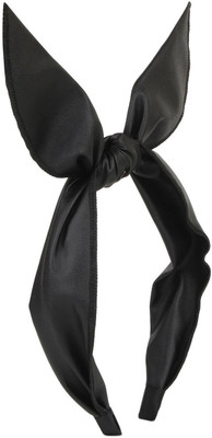 Fayon Funky Fashion Black Bunny Bow Hair Band Hair Band(Black)