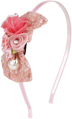 Fayon Fashion Statement Pink Floral Hair Band Hair Band(Pink)