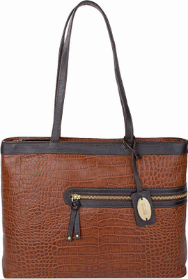 Hidesign Shoulder Bag(Tan, Brown), Brown;tan