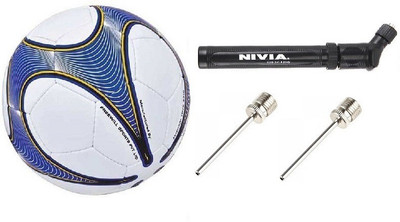 Nivia Combo of Three, One Vega Football, One Double action air inflation ball Pump and 2 Needles. Football Kit
Nivia Combo of Three, One Vega Football, One Double action air inflation ball Pump and 2 Needles. Football Kit