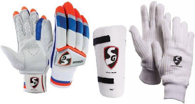 SG Combo Of three , one Pair of 'League' (Traditional) batting Gloves, One 'Test' Elbow Guard and one Pair of 'Tournament' Inner Gloves (Men's) (Color On Availability)- Cricket Kit
SG Combo Of three , one Pair of 'League' (Traditional) batting Gloves, One 'Test' Elbow Guard and one Pair of 'Tournament' Inner Gloves (Men's) (Color On Availability)- Cricket Kit