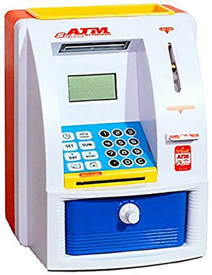 Spgift ATM Machine Piggy Bank with Personal ATM Card & LCD Display for Kids(Multicolor)
Spgift ATM Machine Piggy Bank with Personal ATM Card & LCD Display for Kids(Multicolor)