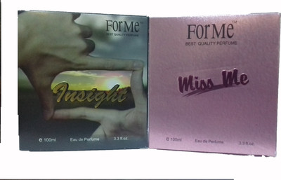 Forme INSIGHT + MISS ME PERFUME MEN & WOMEN 100ML Eau de Parfum - 100 ml(For Men & Women)