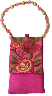 Mahadev Exports Party Pink Clutch