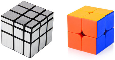 Emob Magic Rubik Silver Mirror & 2x2 Combo Puzzle Cube Brainstorming Game Toy(2 Pieces)
Emob Magic Rubik Silver Mirror & 2x2 Combo Puzzle Cube Brainstorming Game Toy(2 Pieces)