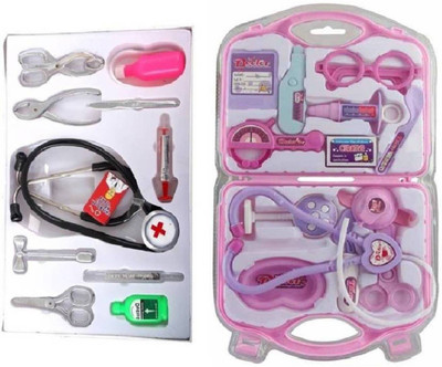 Shop & Shoppee Combo of 2 different Doctor Medical Nursing sets