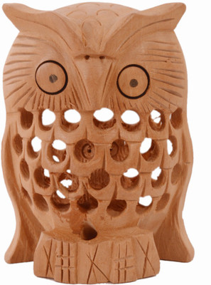 Purpledip Wooden Owl With Jaali Carving Work; Miniature Idol Gift Vaastu Feng Shui Good Luck Charm (10981) Decorative Showpiece - 9 cm(Wooden, Gold)
Purpledip Wooden Owl With Jaali Carving Work; Miniature Idol Gift Vaastu Feng Shui Good Luck Charm (10981) Decorative Showpiece - 9 cm(Wooden, Gold)