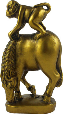 estore VASTU FENG SHUI MONKEY ON HORSE FOR PROMOTION, INCREMENT, SUCCESS AND LUCK Decorative Showpiece - 10 cm(Polyresin, Gold)
estore VASTU FENG SHUI MONKEY ON HORSE FOR PROMOTION, INCREMENT, SUCCESS AND LUCK Decorative Showpiece - 10 cm(Polyresin, Gold)