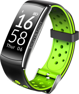 OWO Q8 Black Green Smart Band Strap(Green), Green and black
