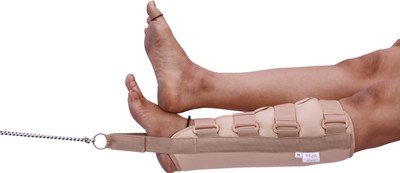 AEPITO Leg Traction (24.4 -26.8) Foot Support (, Beige