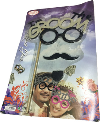 SBD GROOM TO BE PARTY ACCESSORIES GOGGLES,LIPS,MOUSTACHE Photo Booth Board(Wedding, Party, Bachelorette)