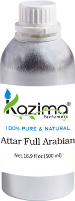 KAZIMA Full Arabian Perfume For Unisex - Pure Natural Undiluted (Non-Alcoholic) Floral Attar(Floral)
KAZIMA Full Arabian Perfume For Unisex - Pure Natural Undiluted (Non-Alcoholic) Floral Attar(Floral)