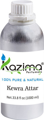 KAZIMA Kewra Perfume - Pure Natural Undiluted (Non-Alcoholic) Floral Attar(Kewda)
KAZIMA Kewra Perfume - Pure Natural Undiluted (Non-Alcoholic) Floral Attar(Kewda)