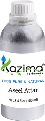 KAZIMA Aseel Perfume For Unisex - Pure Natural (Non-Alcoholic) Floral Attar(Floral)