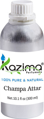 KAZIMA Champa Perfume For Unisex - Pure Natural (Non-Alcoholic) Floral Attar(Champa)
KAZIMA Champa Perfume For Unisex - Pure Natural (Non-Alcoholic) Floral Attar(Champa)