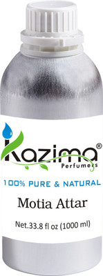 KAZIMA Motia Perfume - Pure Natural Undiluted (Non-Alcoholic) Floral Attar(Floral)
KAZIMA Motia Perfume - Pure Natural Undiluted (Non-Alcoholic) Floral Attar(Floral)