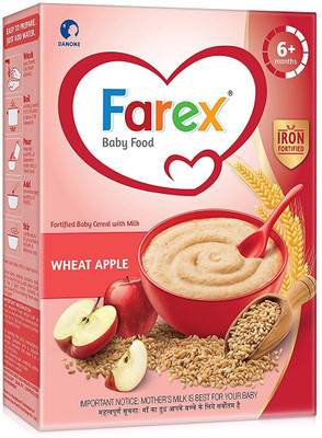 Farex Wheat Apple Cereal(300 g)
Farex Wheat Apple Cereal(300 g)