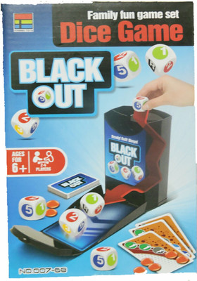 D C ENTERPRISES Black Out Ready,Roll,Bingo! Puzzle Game (2-4 Players)(Multicolor)
D C ENTERPRISES Black Out Ready,Roll,Bingo! Puzzle Game (2-4 Players)(Multicolor)
