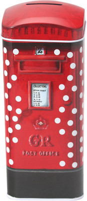 Wishpool Post Office Box Coin Piggy Bank Saving Money (Red Polka) Coin Bank(Red)
Wishpool Post Office Box Coin Piggy Bank Saving Money (Red Polka) Coin Bank(Red)