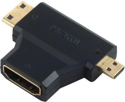 Microware 3-in-1 HDMI Cable(Compatible with Gaming console, Computer, TV, Black)
Microware 3-in-1 HDMI Cable(Compatible with Gaming console, Computer, TV, Black)