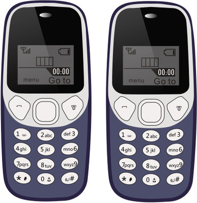 I Kall K71 Combo of Two mobile(Dark Blue)