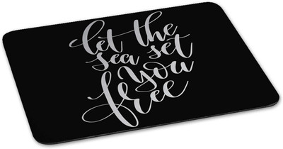 100yellow Mouse pad | let the sea set you free Quote Printed Mouse Pad Designer High Quality Anti Skid Mouse Pad For Desktop and Laptop Computer-Black Mousepad(Multicolor)
100yellow Mouse pad | let the sea set you free Quote Printed Mouse Pad Designer High Quality Anti Skid Mouse Pad For Desktop and Laptop Computer-Black Mousepad(Multicolor)