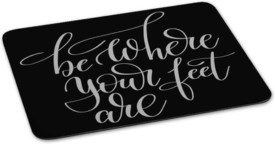 100yellow Mouse pad | be where your feet are Quote Printed Mouse Pad Designer High Quality Anti Skid Mouse Pad For Desktop and Laptop Computer-Black Mousepad(Multicolor)
100yellow Mouse pad | be where your feet are Quote Printed Mouse Pad Designer High Quality Anti Skid Mouse Pad For Desktop and Laptop Computer-Black Mousepad(Multicolor)
