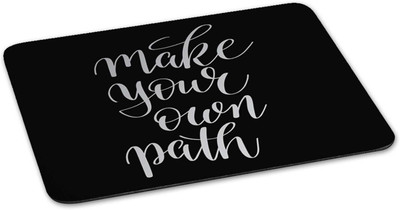 100yellow Mouse pad | make your own path Quote Printed Mouse Pad Designer High Quality Anti Skid Mouse Pad For Desktop and Laptop Computer-Black Mousepad(Multicolor)
100yellow Mouse pad | make your own path Quote Printed Mouse Pad Designer High Quality Anti Skid Mouse Pad For Desktop and Laptop Computer-Black Mousepad(Multicolor)